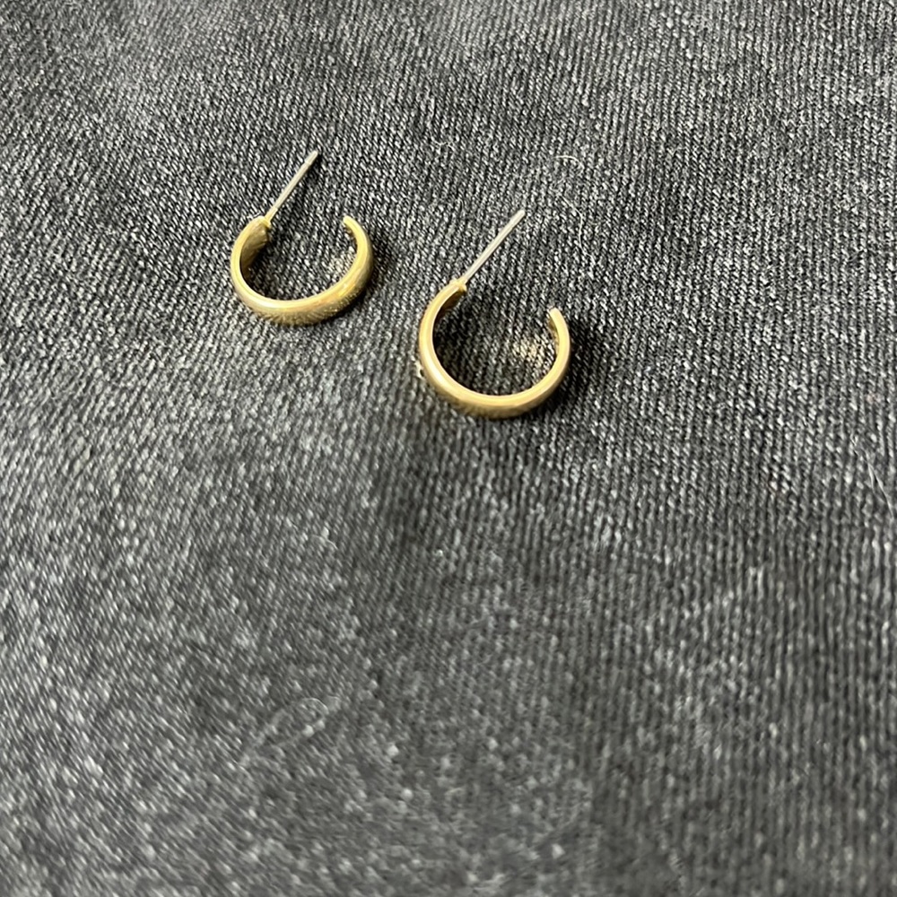NWOT! Earrings Hoops Cuffs Gold Mini Studs Nordstrom Super Cute!